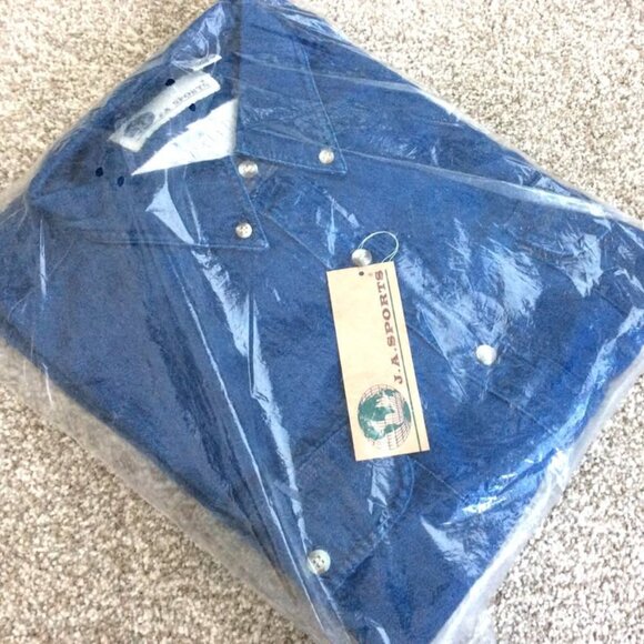 Men's Denim Shirt Size XL - Picture 1 of 3